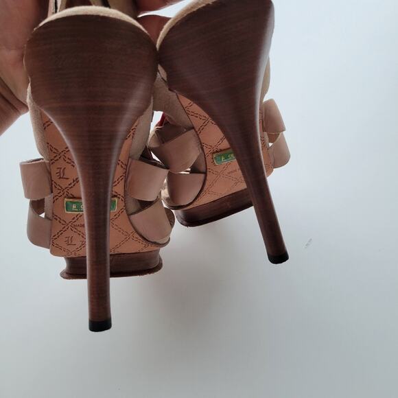 L.A.M.B. Zed Heeled Sandal 7.5 - Picture 5 of 7